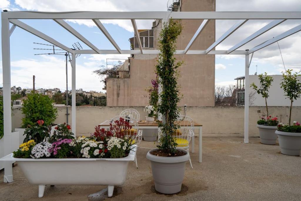 Ebullience - Stylish & Chic Athens Apartment Exteriör bild