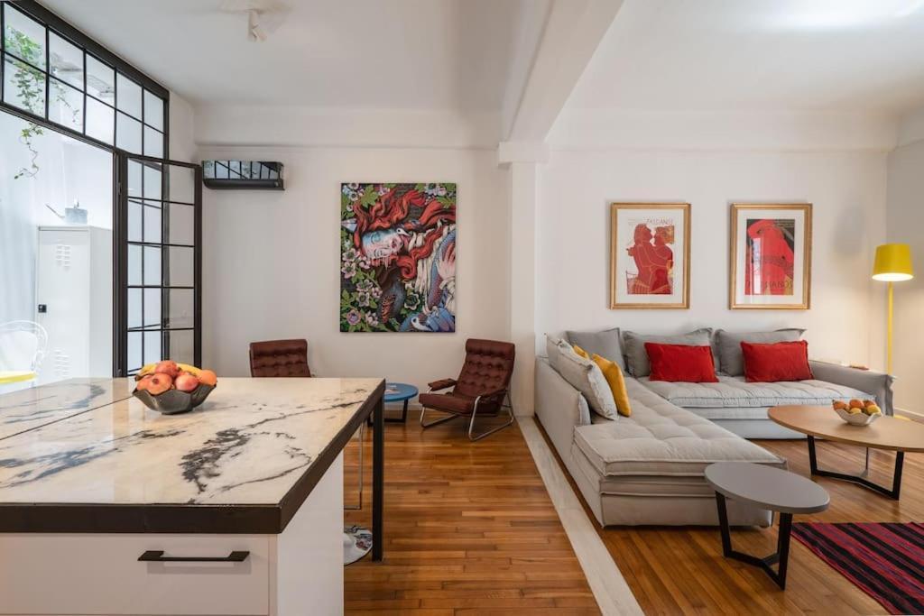 Ebullience - Stylish & Chic Athens Apartment Exteriör bild